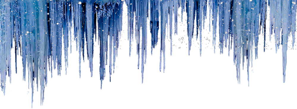 icicles clipart blue