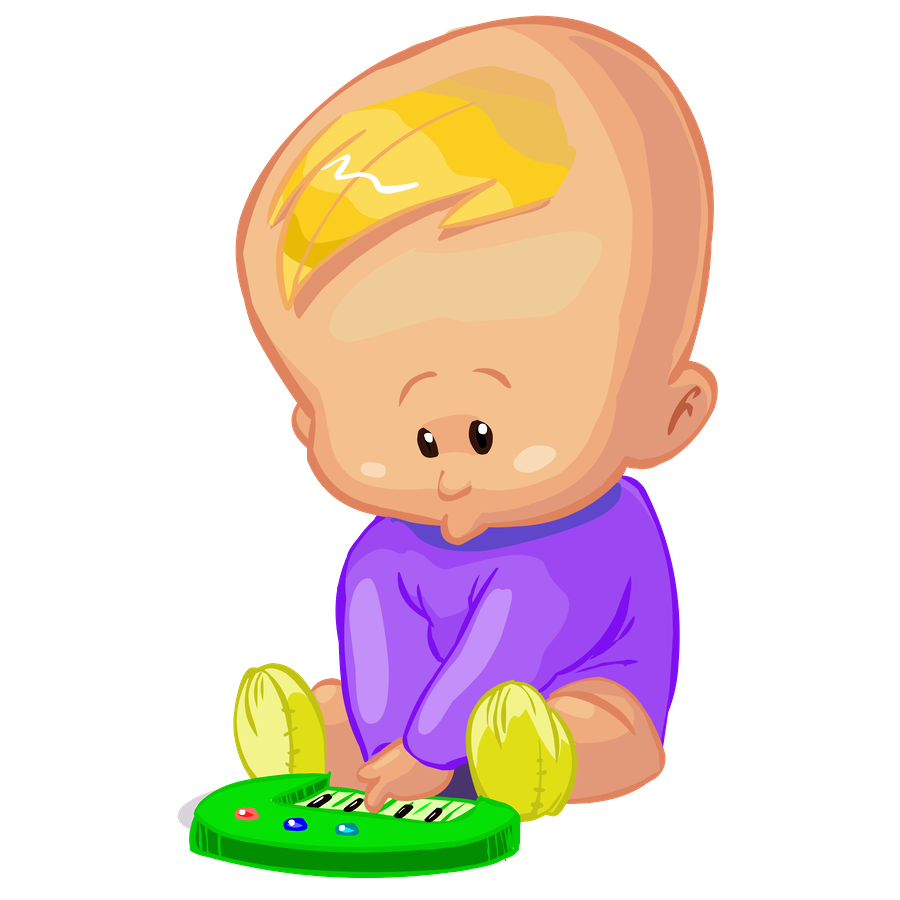 idea clipart bright child