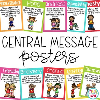 Idea clipart central message. Worksheets teaching resources tpt