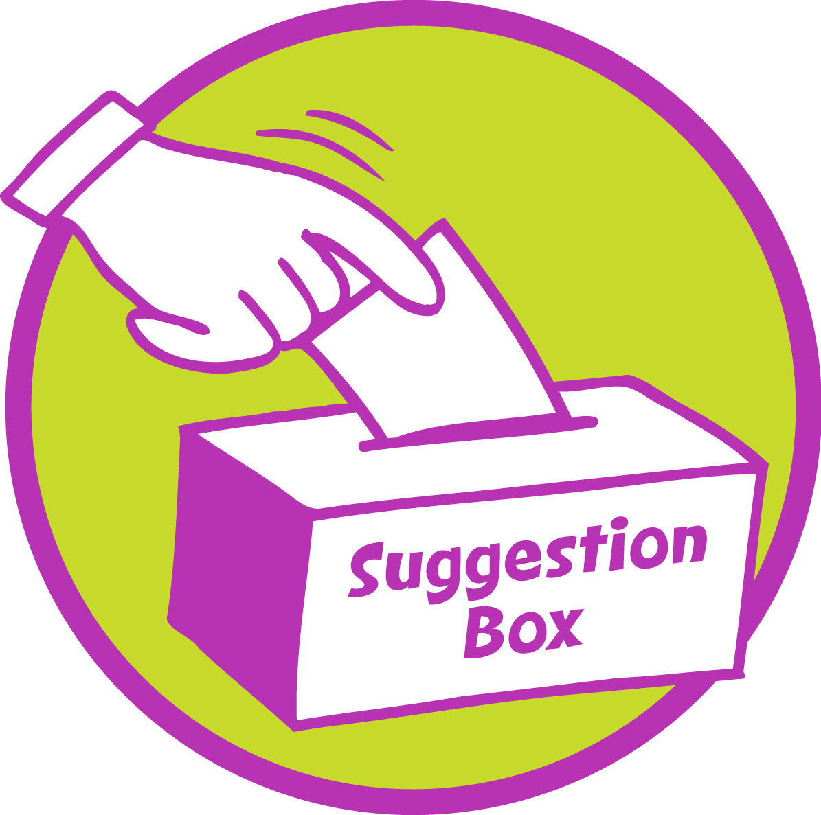 idea clipart suggestion box