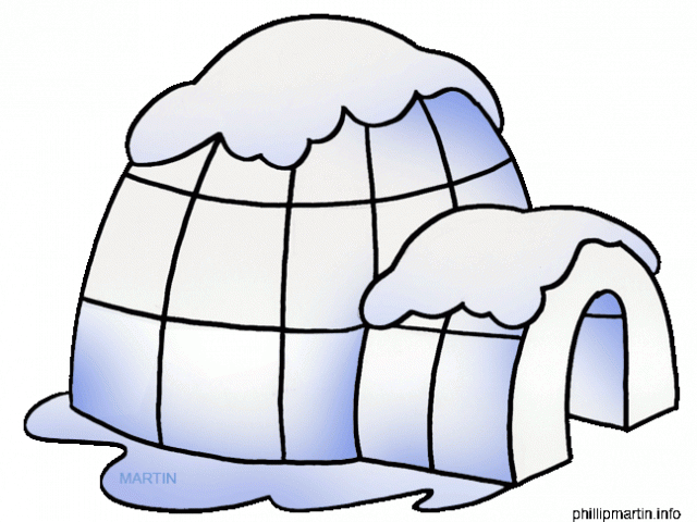 igloo clipart indigenous person world