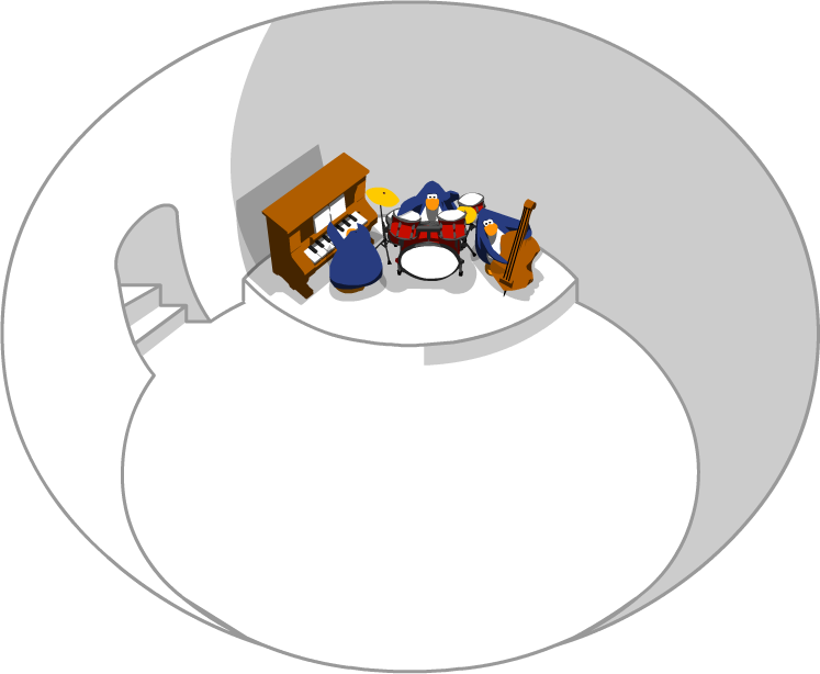 igloo clipart penguin