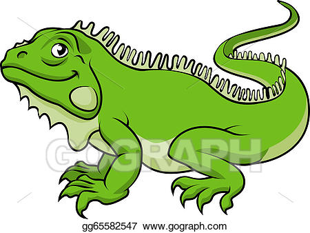 iguana clipart cartoon