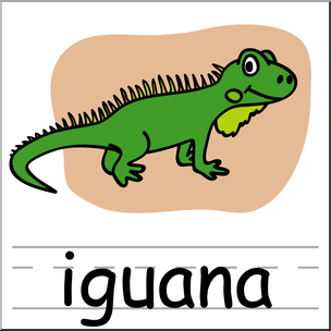 iguana clipart iguanna