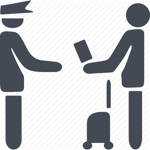 Immigration clipart border crossing.  by oleksandr yeromin