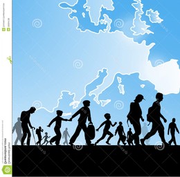 immigration clipart migration person