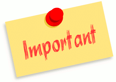 note clipart important info