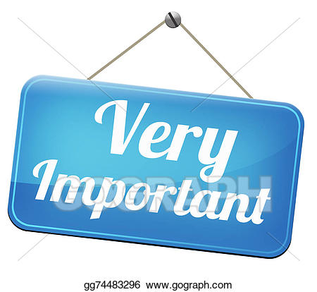 Important clipart important message. Stock illustration very clip
