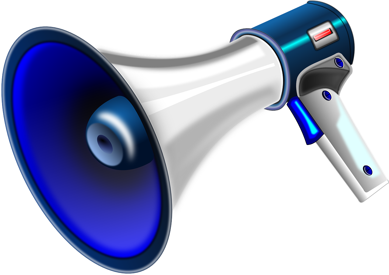 Speakers clipart megaphone. Collecting accounts using a