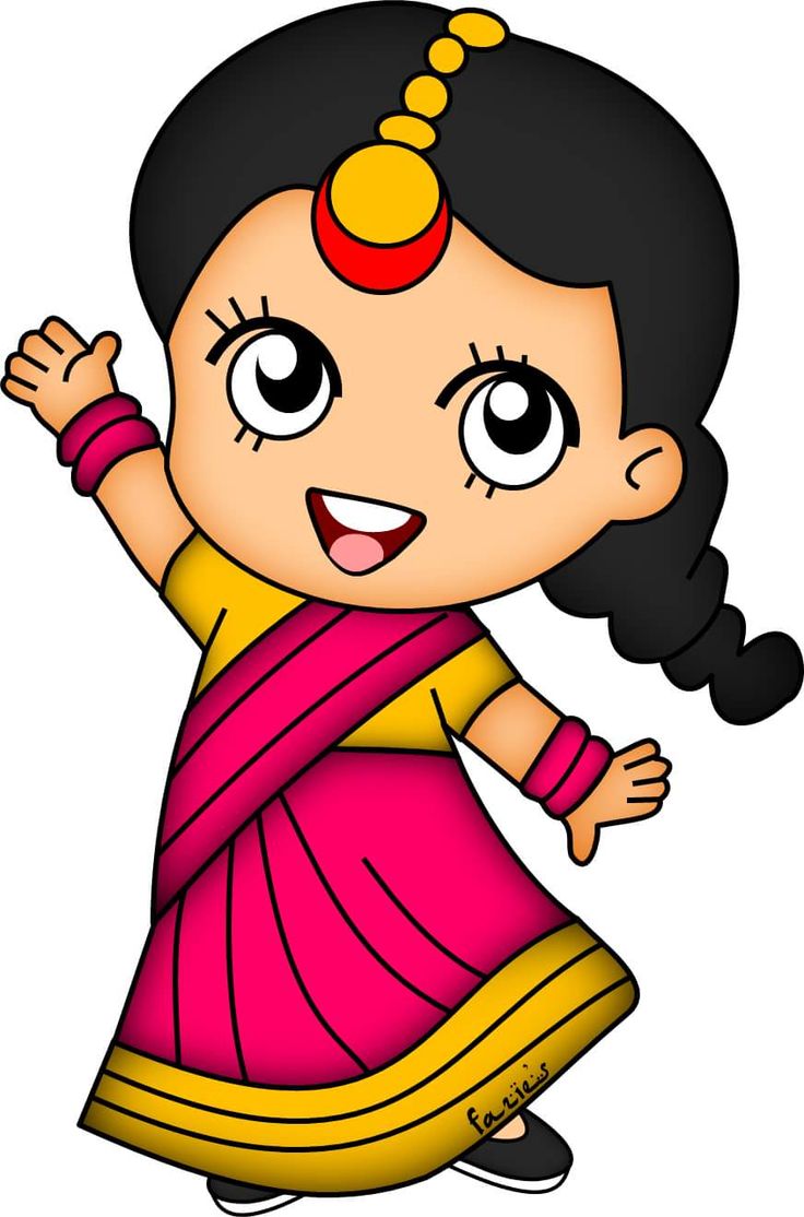 indian clipart kid
