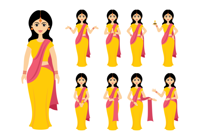 India clipart clip art. Bride traditional indian woman