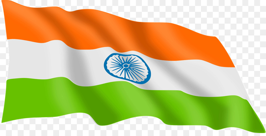 National orange . India clipart flag