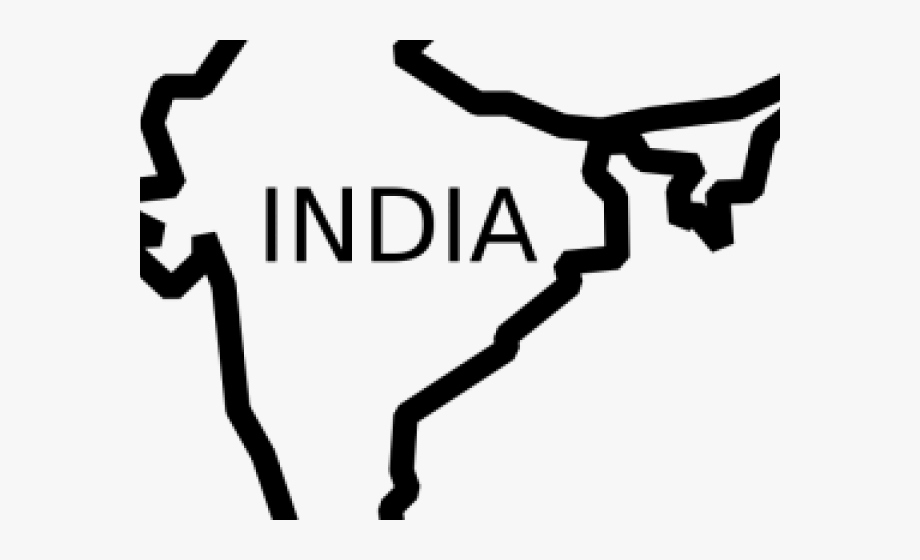 india clipart outline