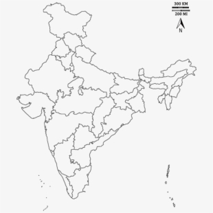 India clipart outline. Image of map with