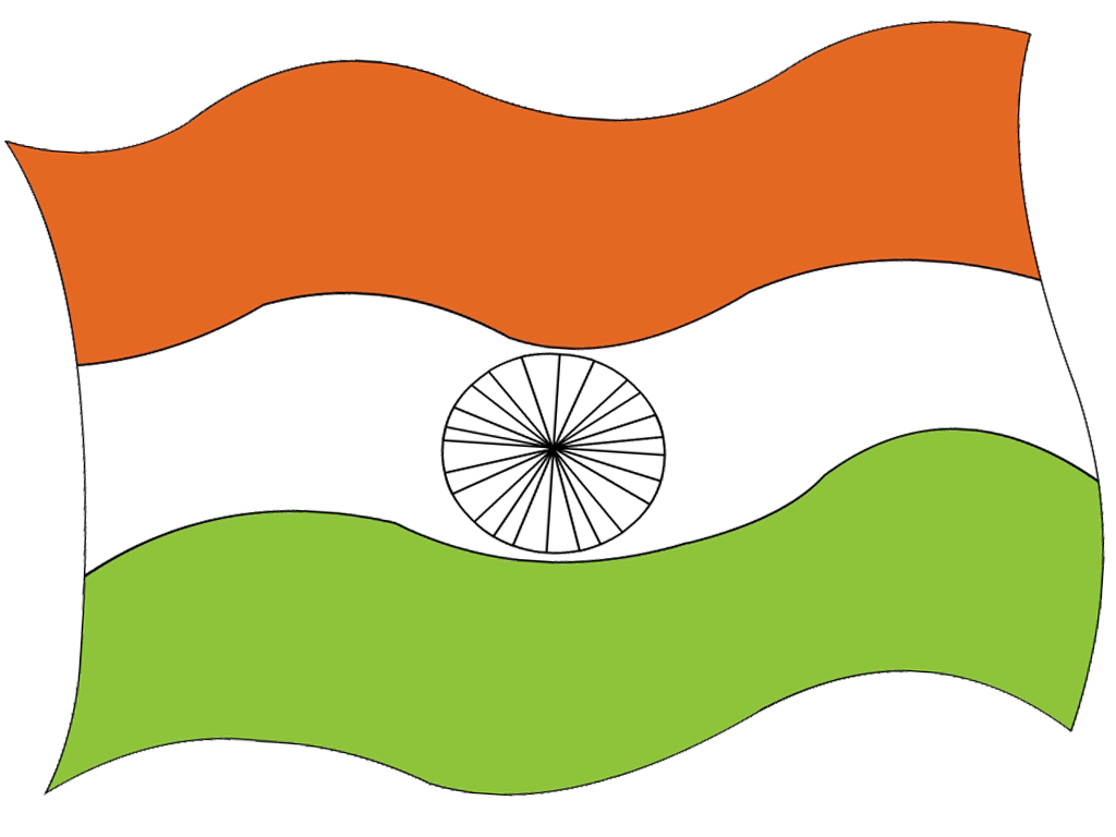 india clipart simple