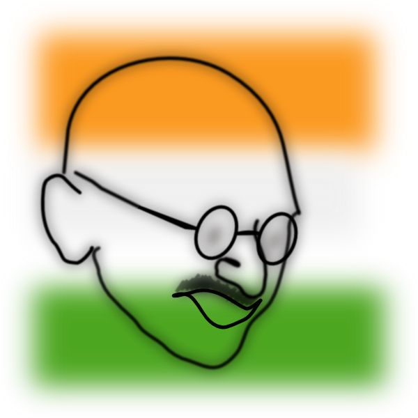india clipart sketch
