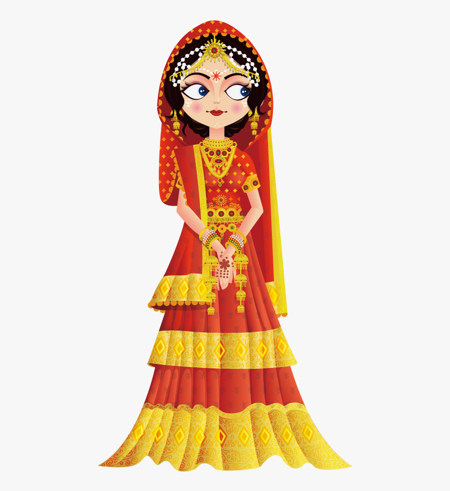 indian clipart bride