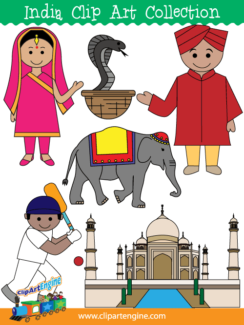 indian clipart collection