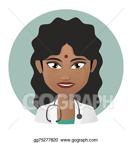patient clipart doctor indian