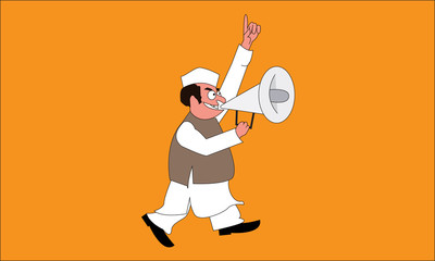 indian clipart political leader