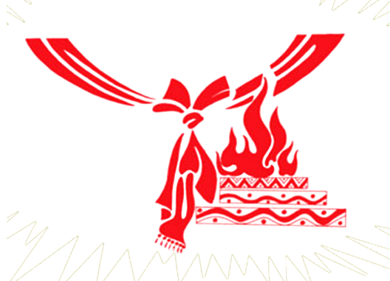 indians clipart red