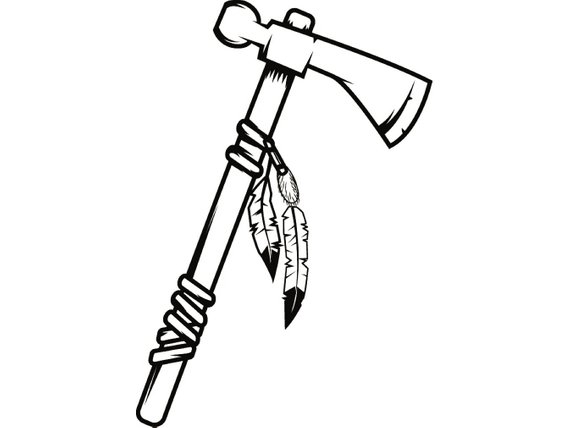 indian clipart tomahawk