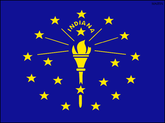 Indiana clipart flag. Free download best on