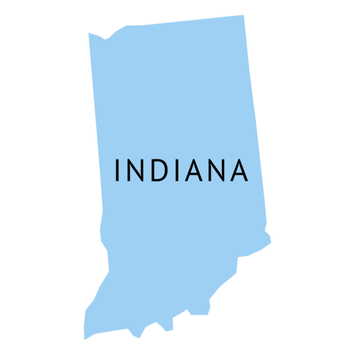 indiana clipart map