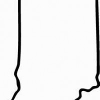 indiana clipart outline