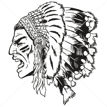 indians clipart chief