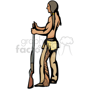 indians clipart holding