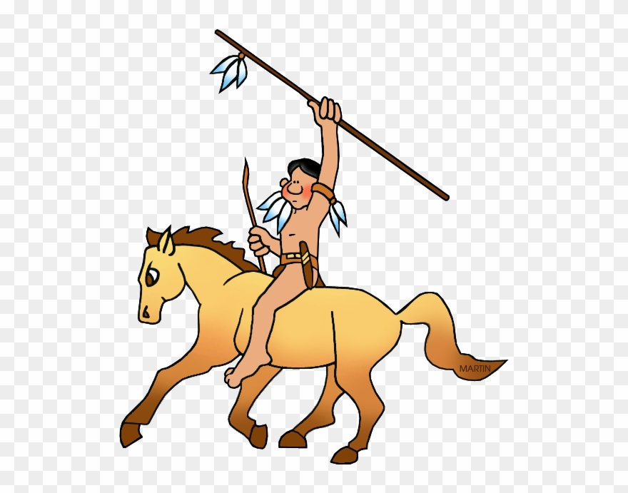 indians clipart horse clipart