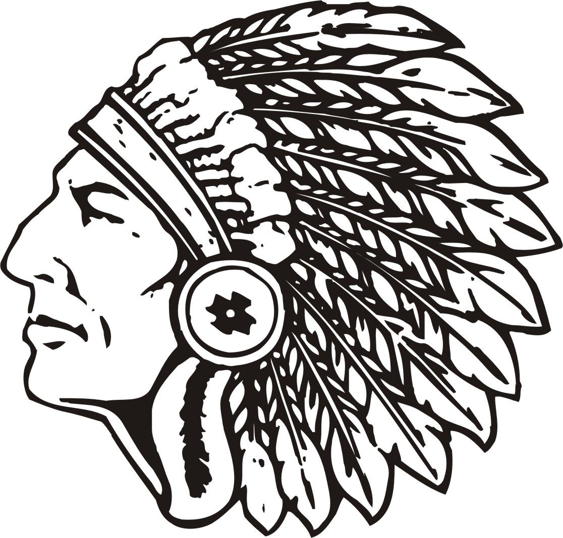 indians clipart indian head