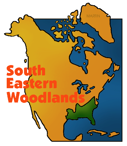 Woodland native americans free. Indians clipart southeast