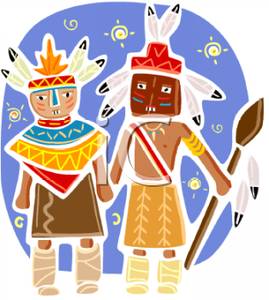 indians clipart tribesman
