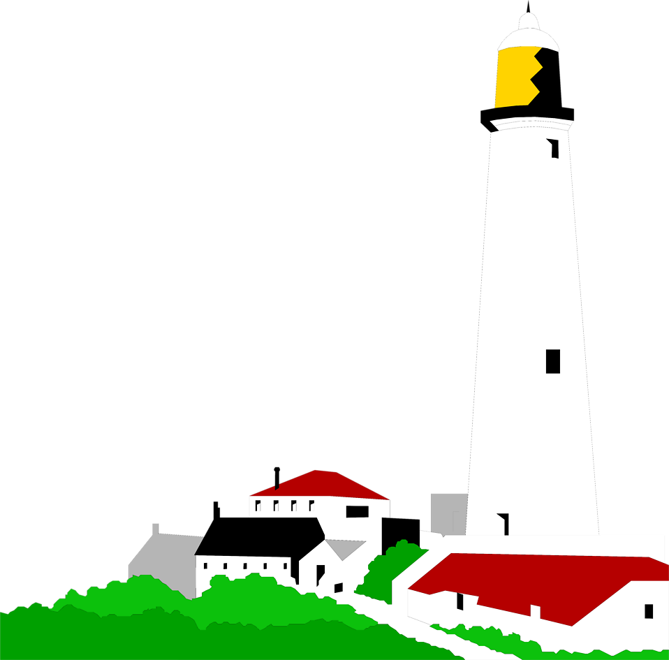 lighthouse clipart border
