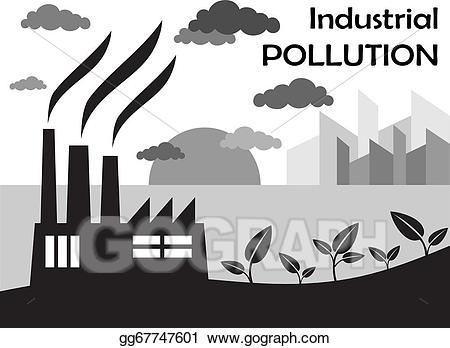 industry clipart factory air pollution