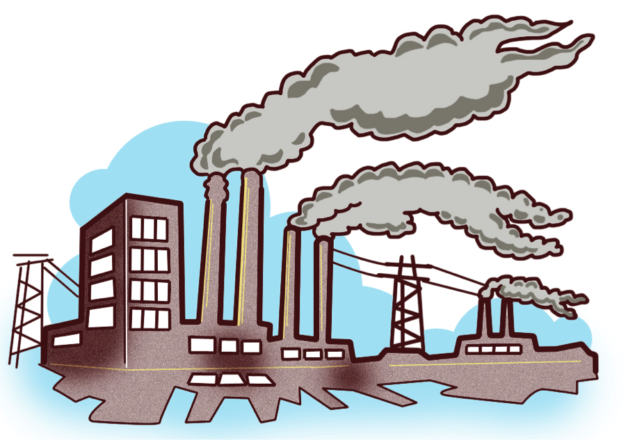 pollution clipart city pollution