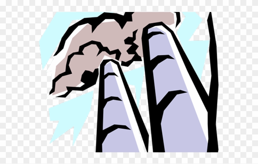 Pollution clipart smoke stacks. Industrial png 