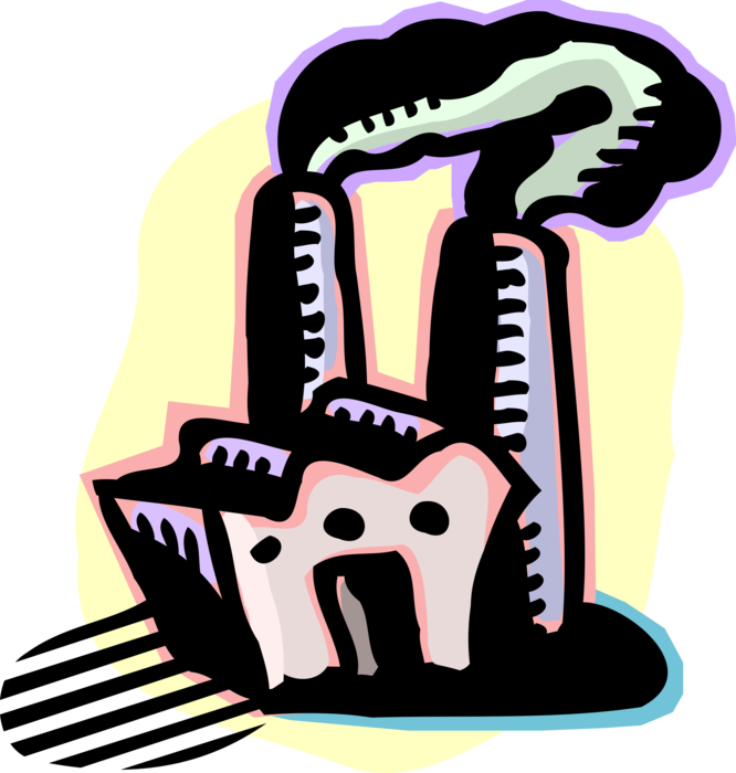 pollution clipart smoke stacks