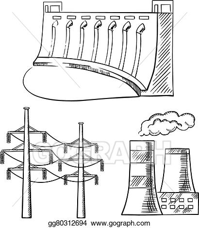 industry clipart thermal power