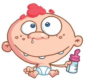 Infant clipart. Free image baby snot
