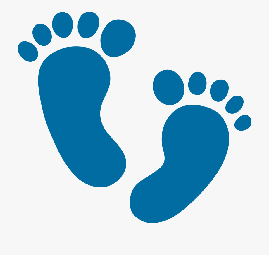 infant clipart baby footprint