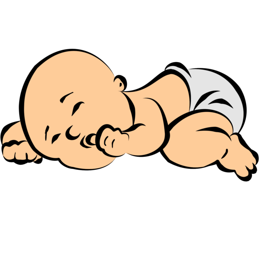 infant clipart baby sleep