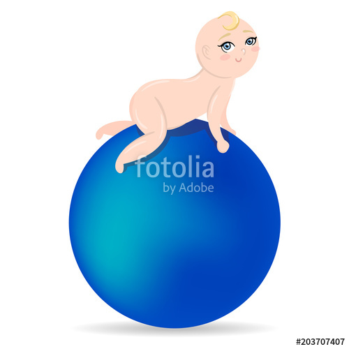 infant clipart blonde baby