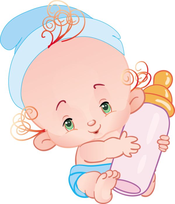 infant clipart blonde baby