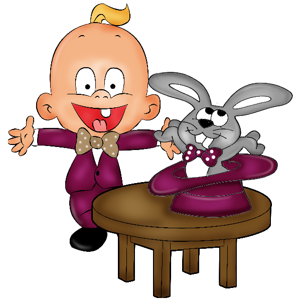 Baby boy cartoon party. Infant clipart freckle