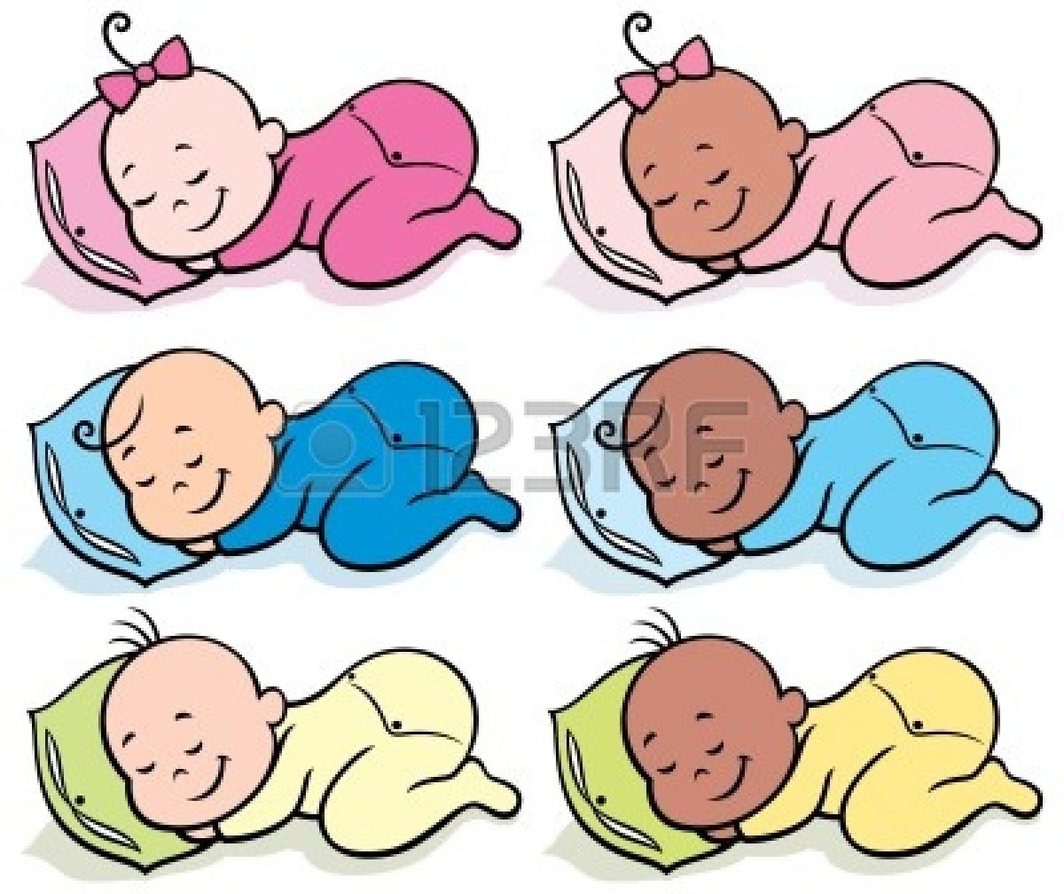 infant clipart napping