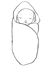 infant clipart wrapped up