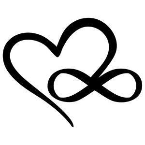 Symbol free download best. Infinity clipart heart